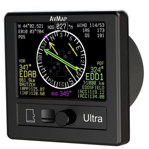 Ultra EFIS AvMap – Instrument GPS et horizon artificiel pour ULM
